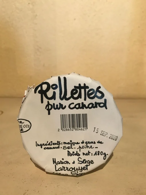 Rillettes pure de canard